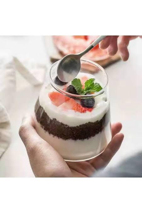 Elegant Desert Glass Cup