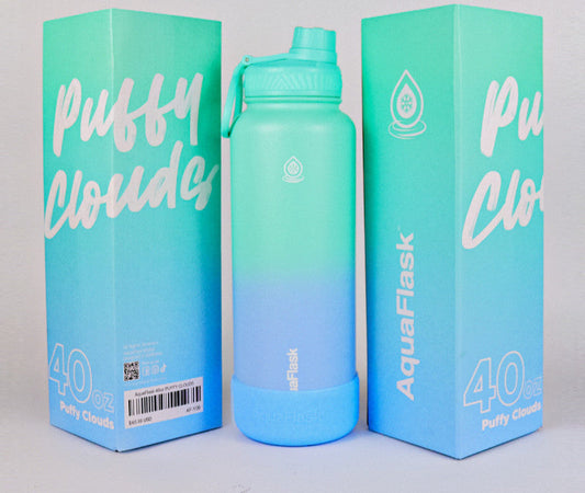 AquaFlask Dream Collection 40oz – Puffy Clouds.