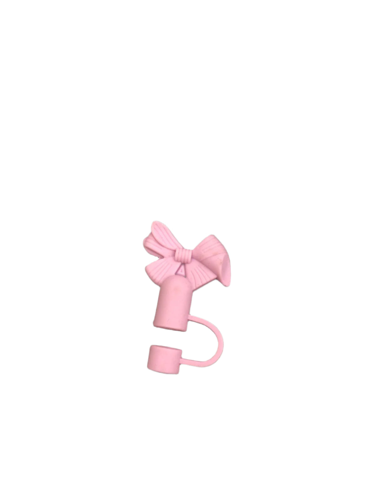 Coquette Bow Shape Silicon Straw Stopper