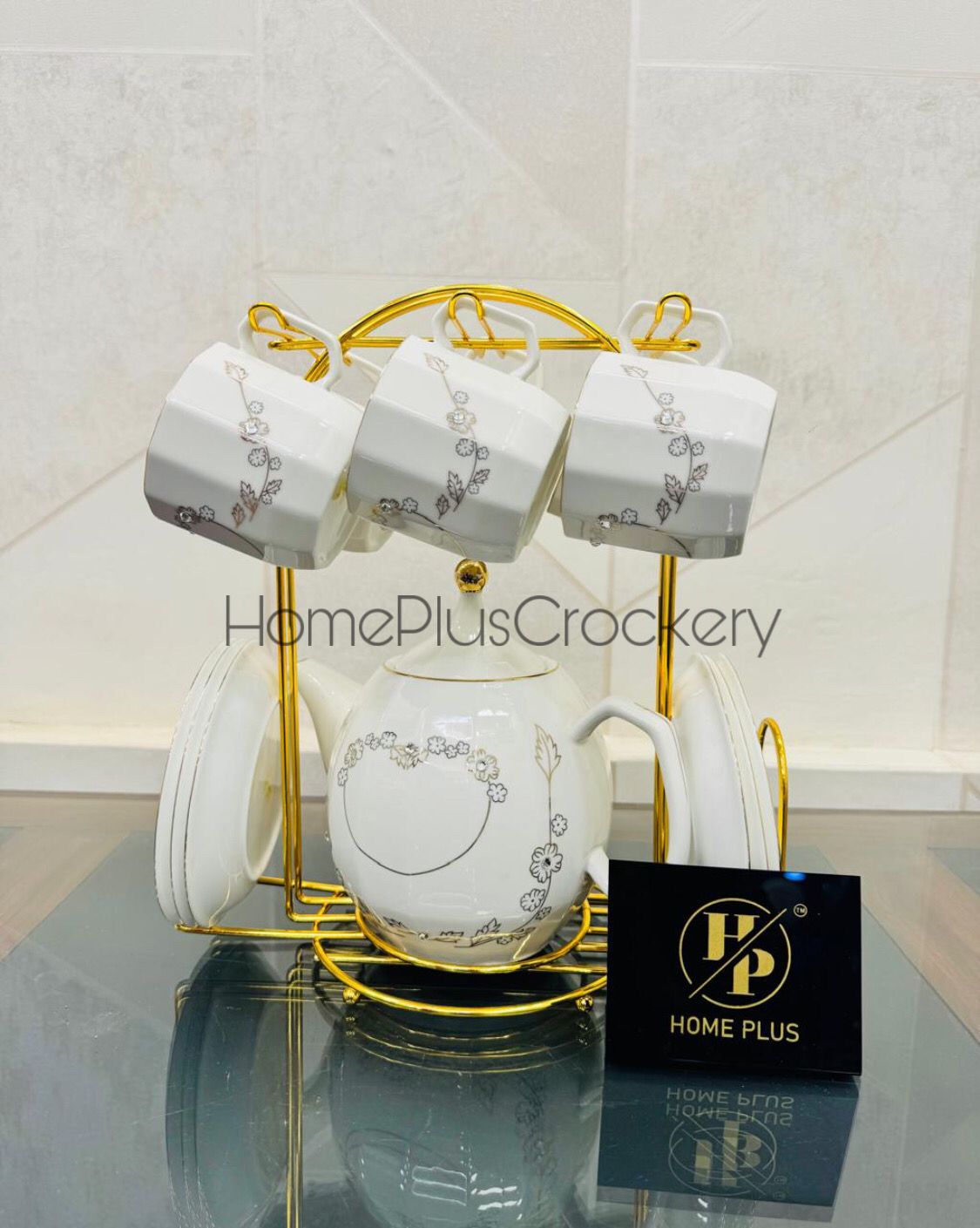 Elegant 15-Pcs Tea Set