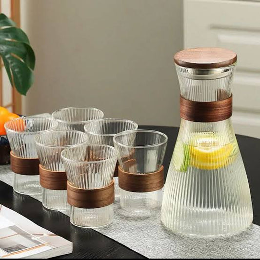 Traditional Chinese Style Decanter Set 7pcs