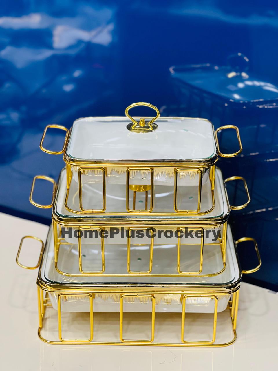 Burner Dish 3-Pcs Set