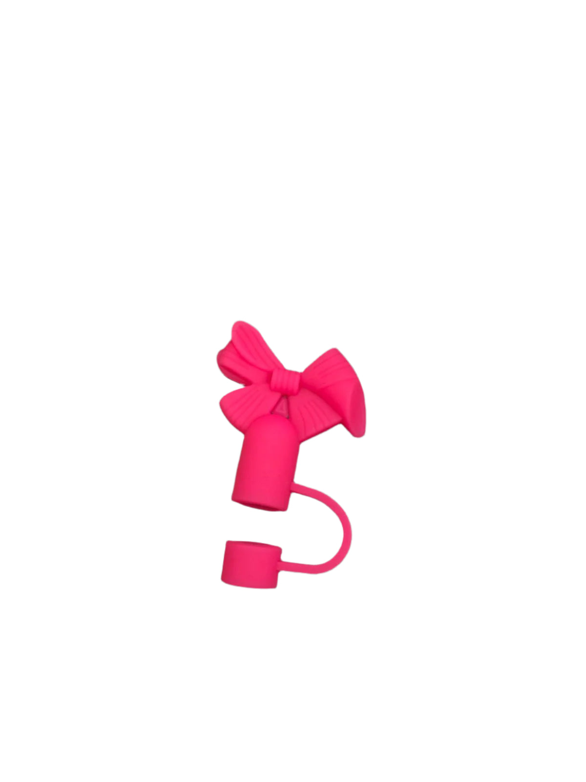 Coquette Bow Shape Silicon Straw Stopper