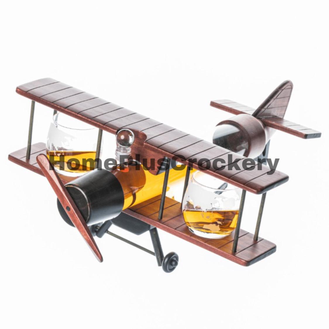 Aeroplane Shape Glass Dispenser