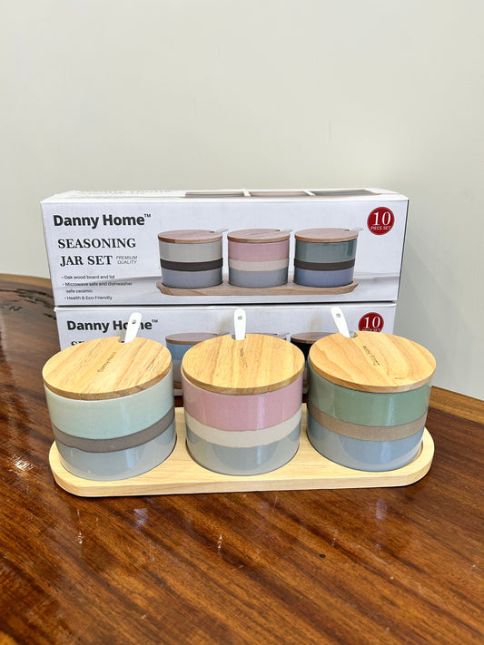 Danny Home Seasoning Jar Set 3Pcs