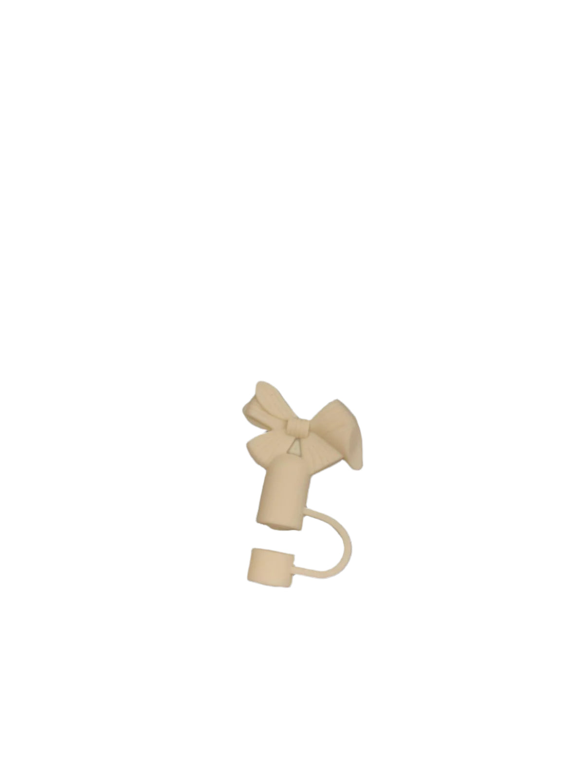 Coquette Bow Shape Silicon Straw Stopper