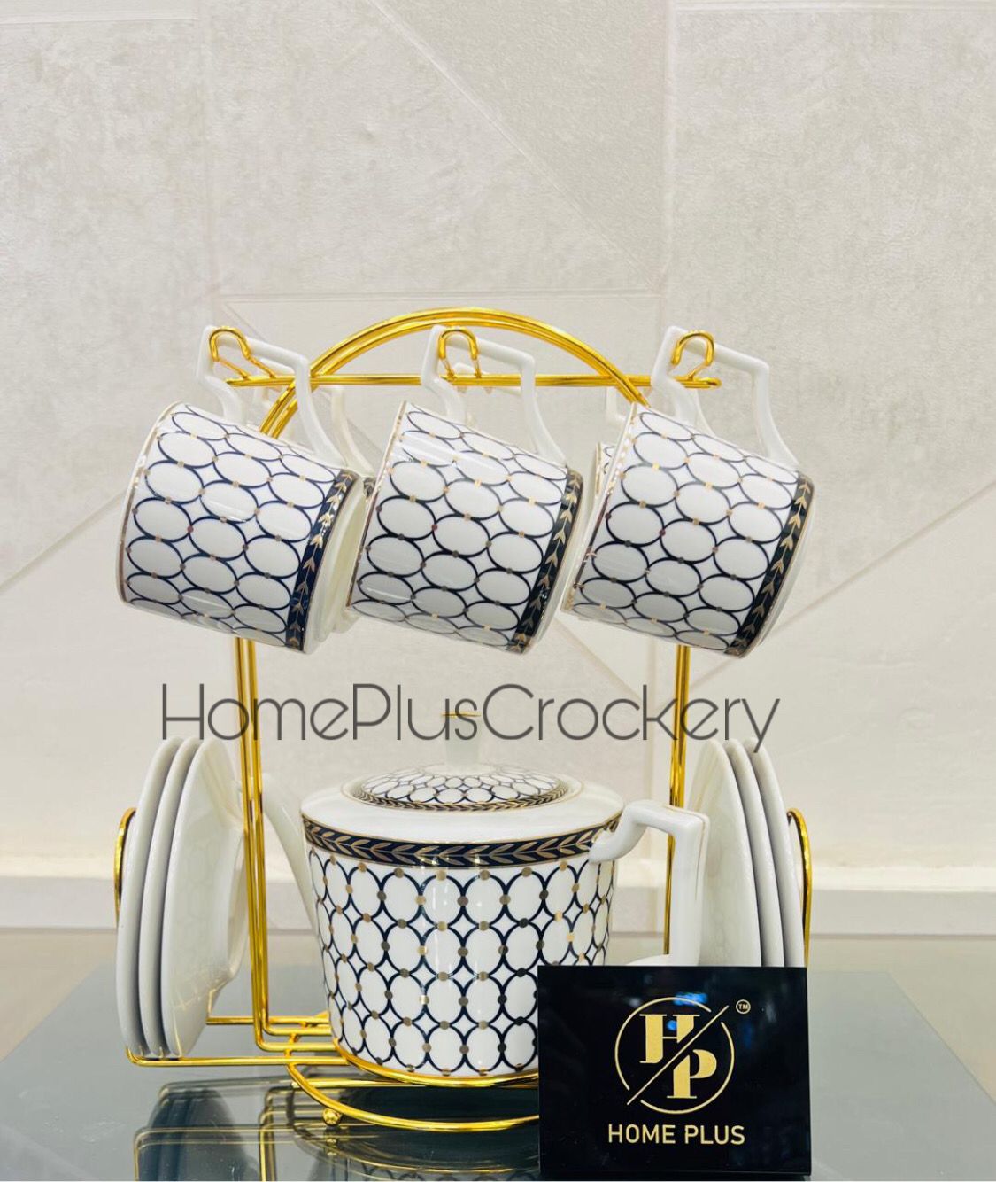 Elegant 15-Pcs Tea Set