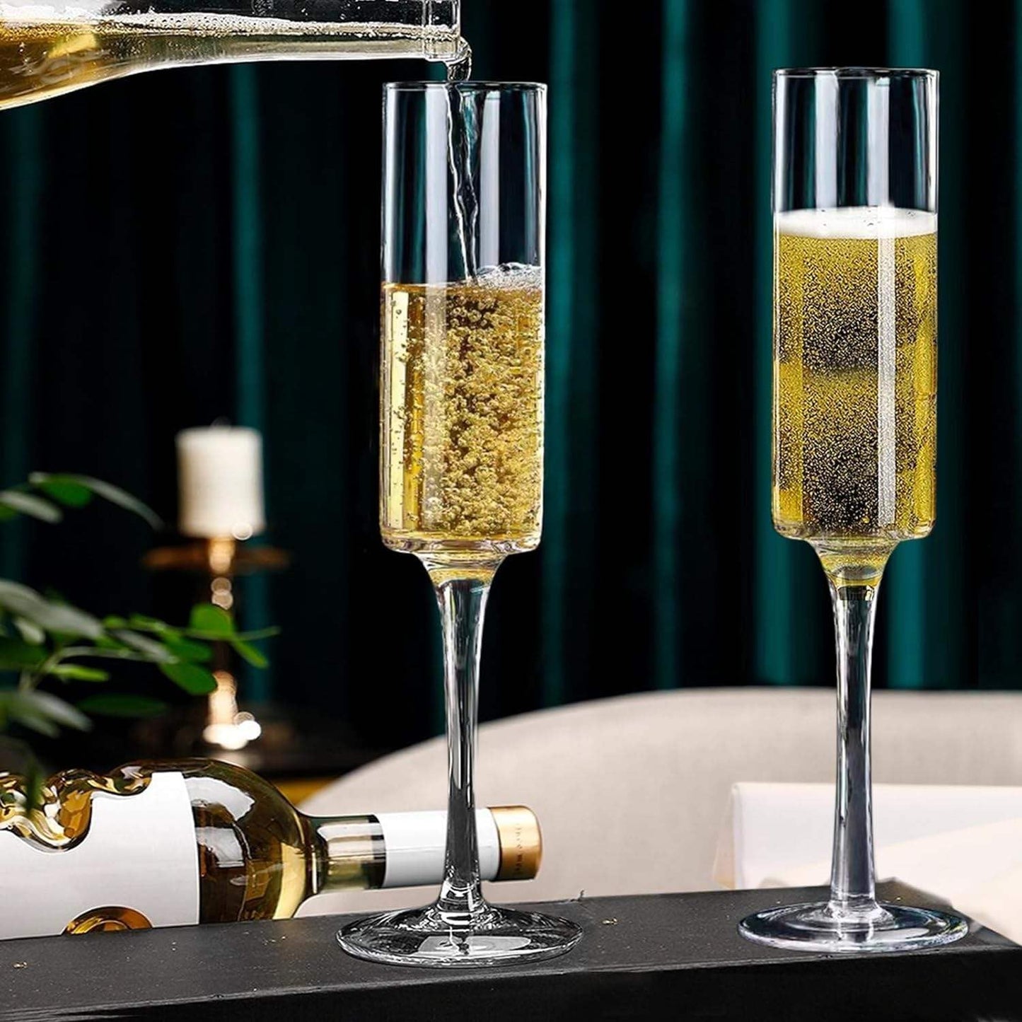 Cylindrical Wine Glass