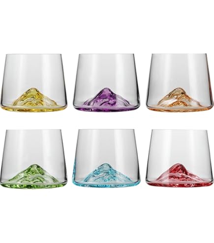 Creative Color Mountain Glass Small