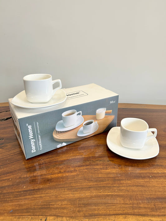 Danny Home Espresso Cup & Saucer 6Pcs