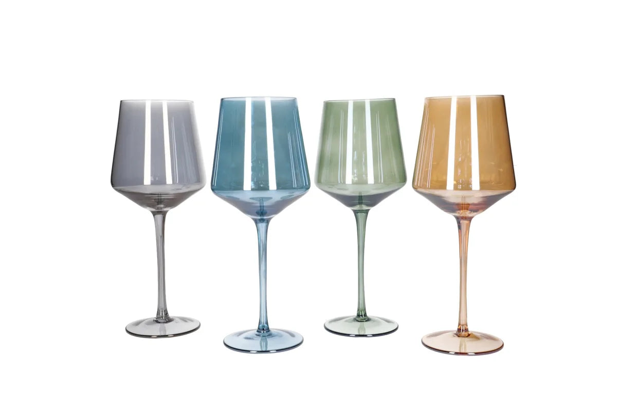 Danny Home Multicolour Wine Glass 4Pcs (450ml)