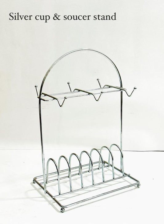 Silver Cup Saucer Stand
