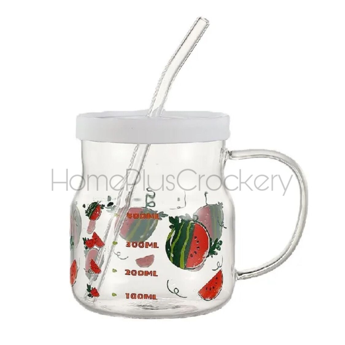 Glass Sipper with Straw - 610ml