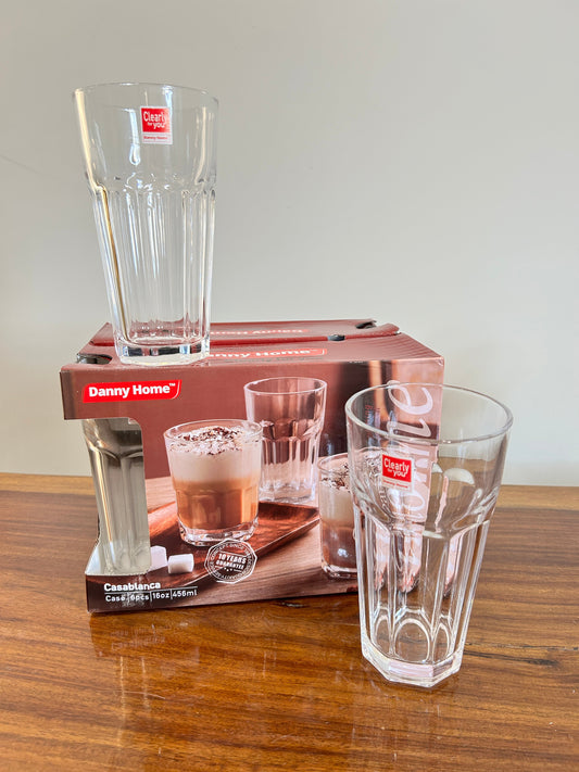 Danny Home Casablanca Glass 6Pcs (456ml)