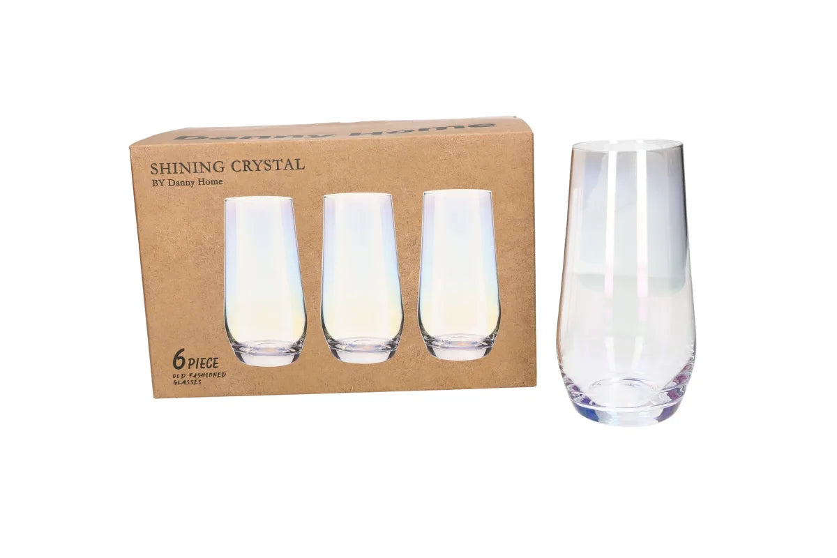 Danny Home Rainbow Glass 6Pcs (550ml)