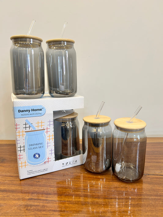 Danny Home Sipper Black 4Pcs