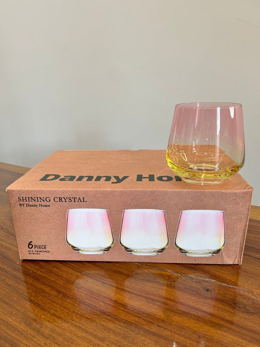 Danny Home Shining Crystal Glass 6Pcs (360ml)