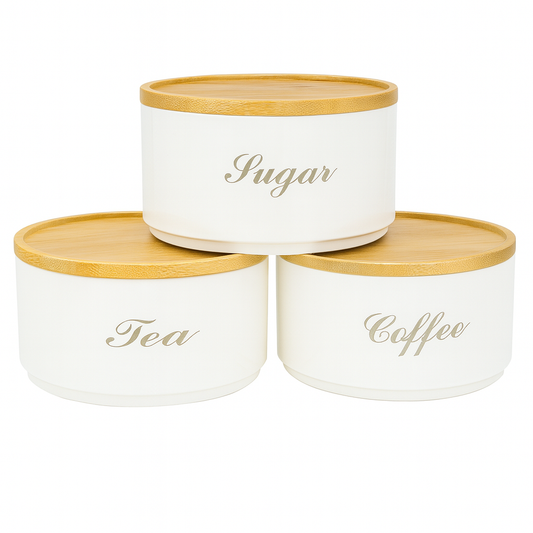 3 Pcs Round Tin Box Set