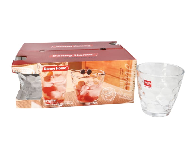 Danny Home Sevgilier Case Glass 6Pcs (270ml)