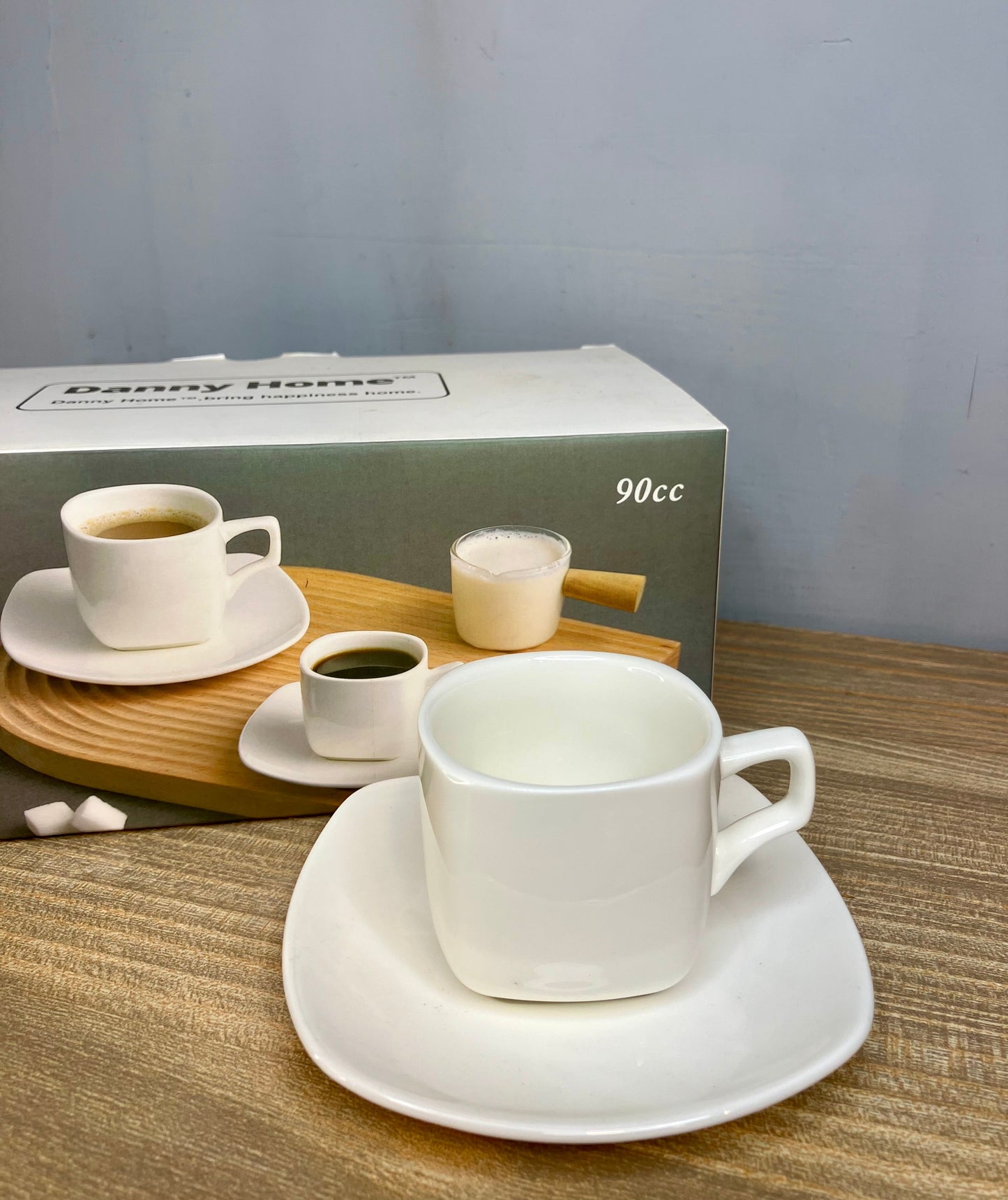 Danny Home Espresso Cup & Saucer 6Pcs