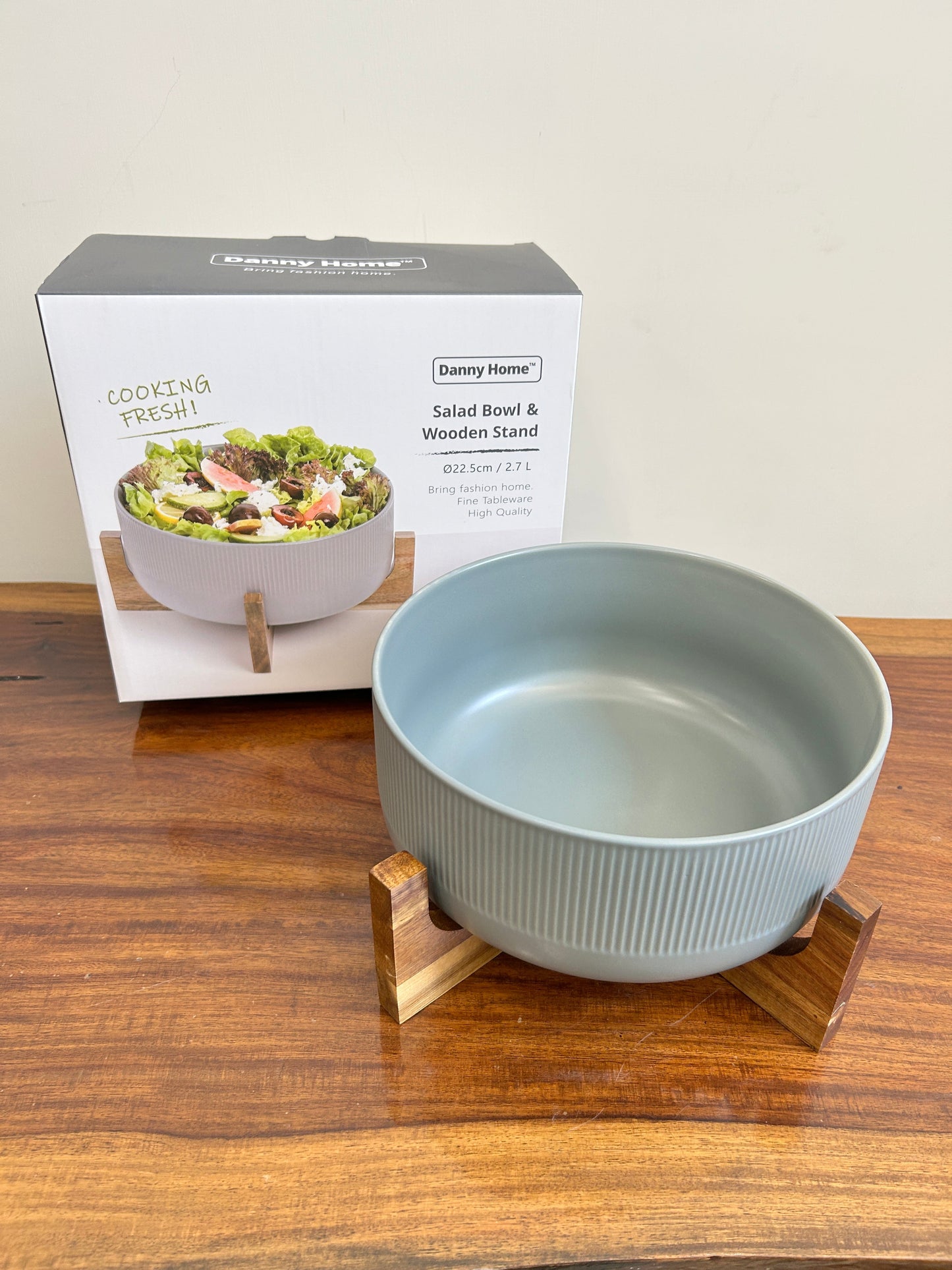 Danny Home Salad Bowl With Stand