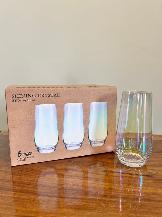 Danny Home Rainbow Glass 6Pcs (550ml)