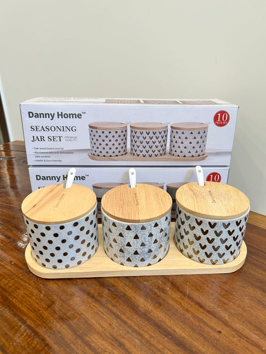 Danny Home Seasoning Jar Set 3Pcs