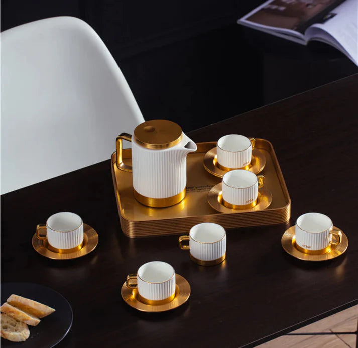 15-Piece Metal Coffee Set