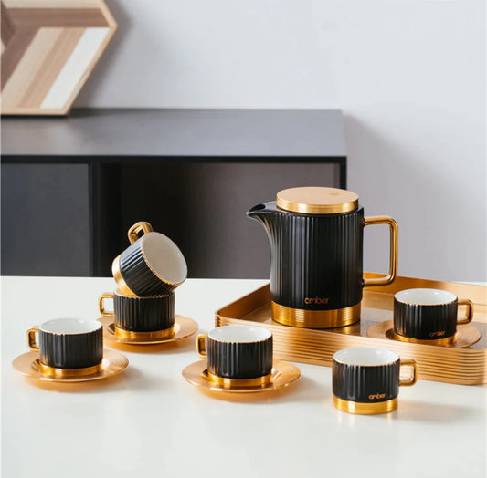 15-Piece Metal Coffee Set