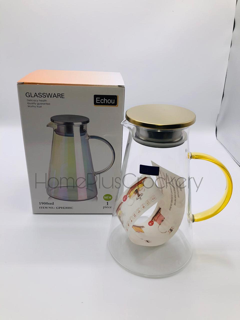 High Borosilicate Glass Jug