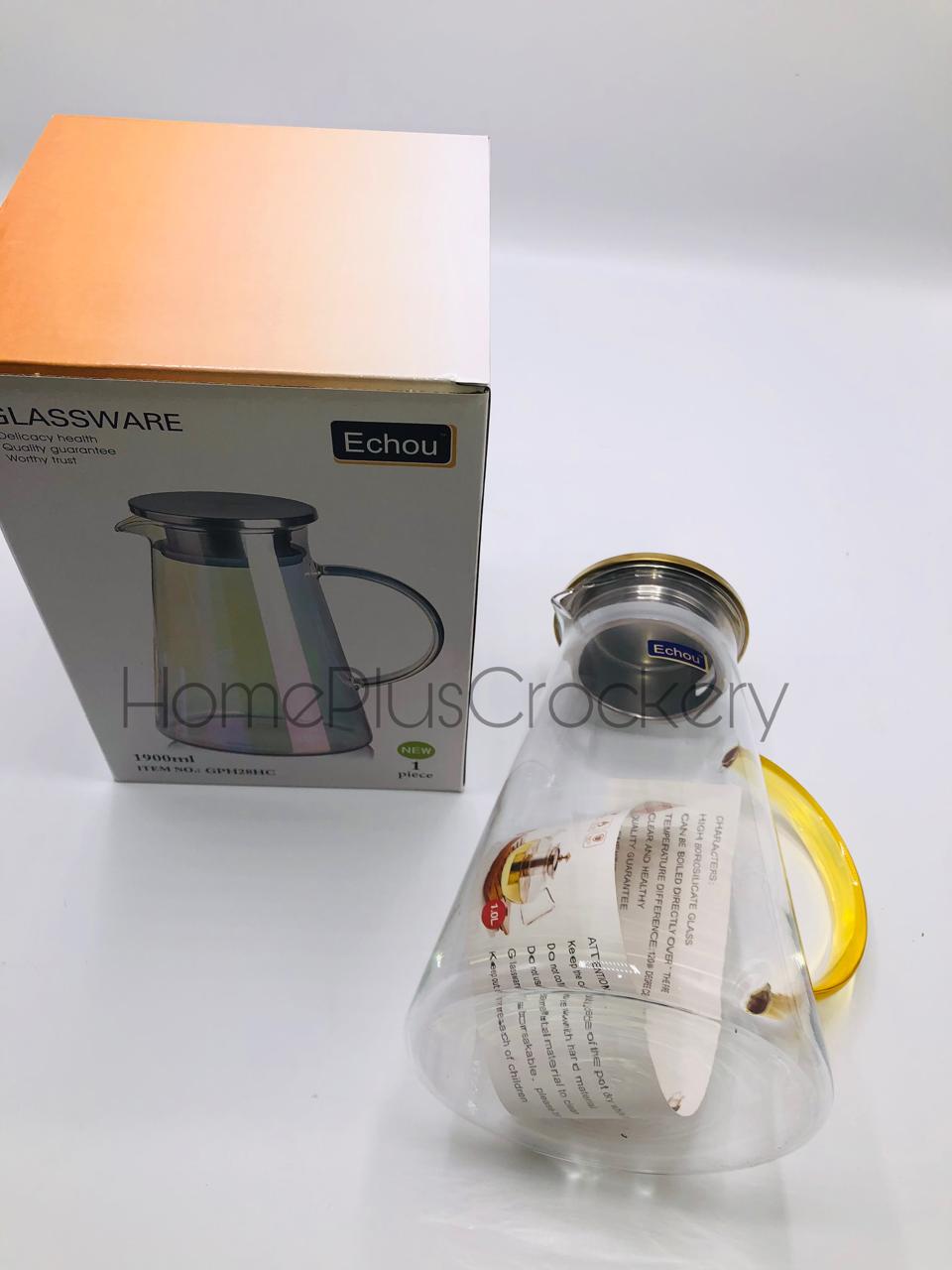 High Borosilicate Glass Jug