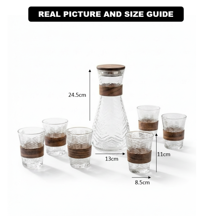 PrismWave Pitcher & Glasses Set (1162)