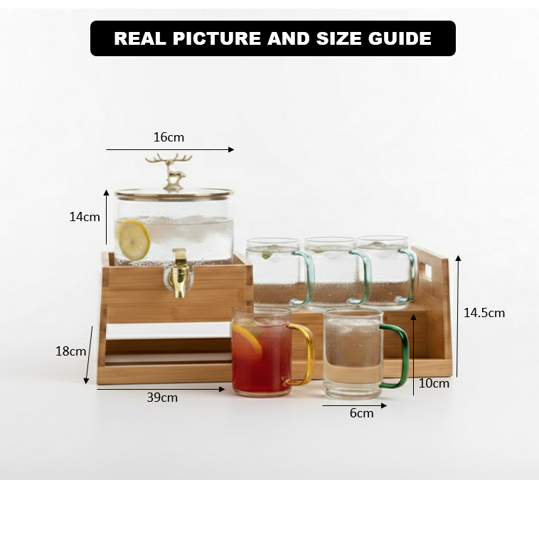 The Refresh Hub - Dispesner & Glasses Set (1150)