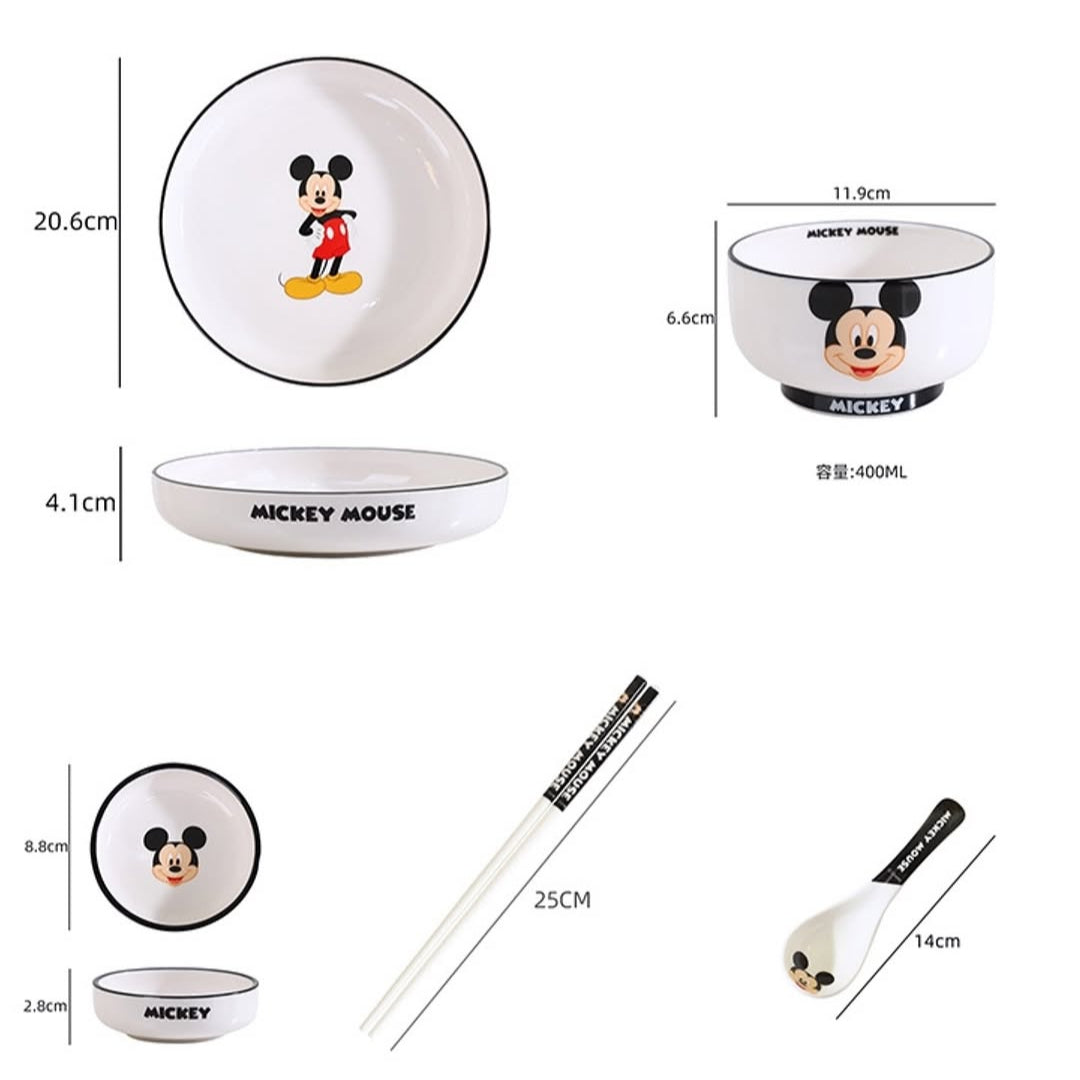 DISNEY Mickey & Friends Dinnerware Set – 6 Pieces