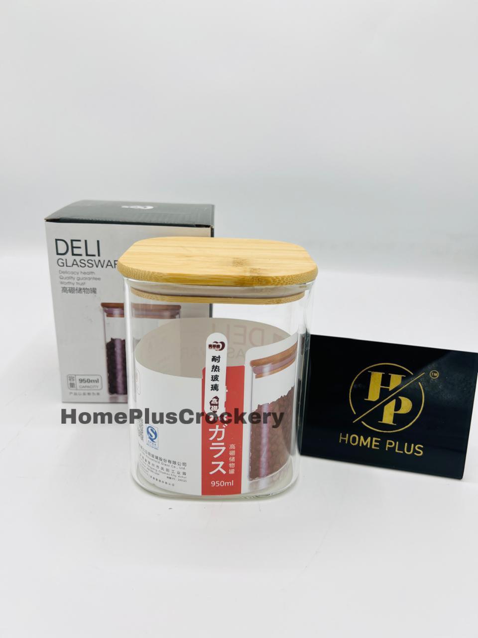 Single Piece Glass Jar 950ml