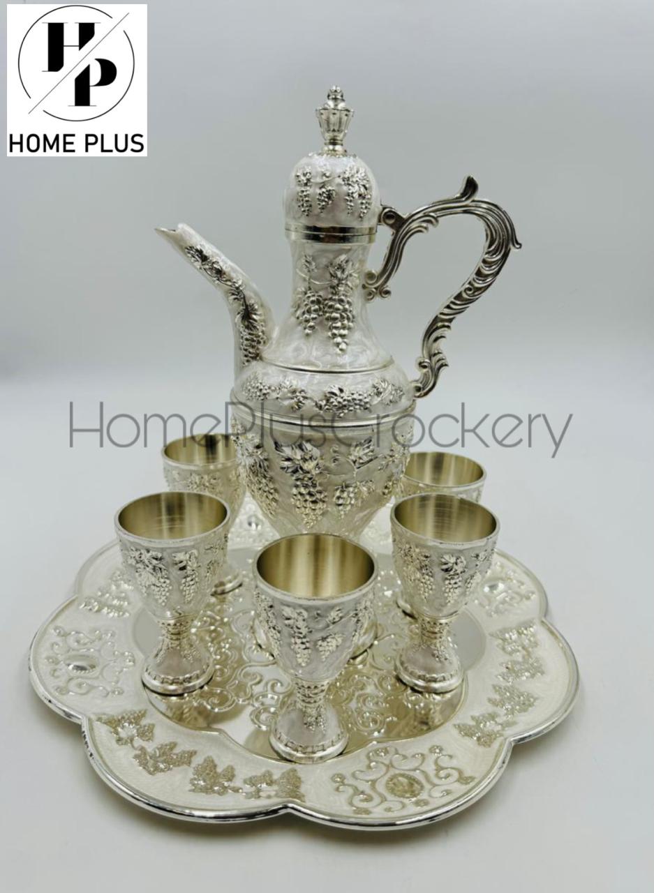 Stainless Steel Kehva Set