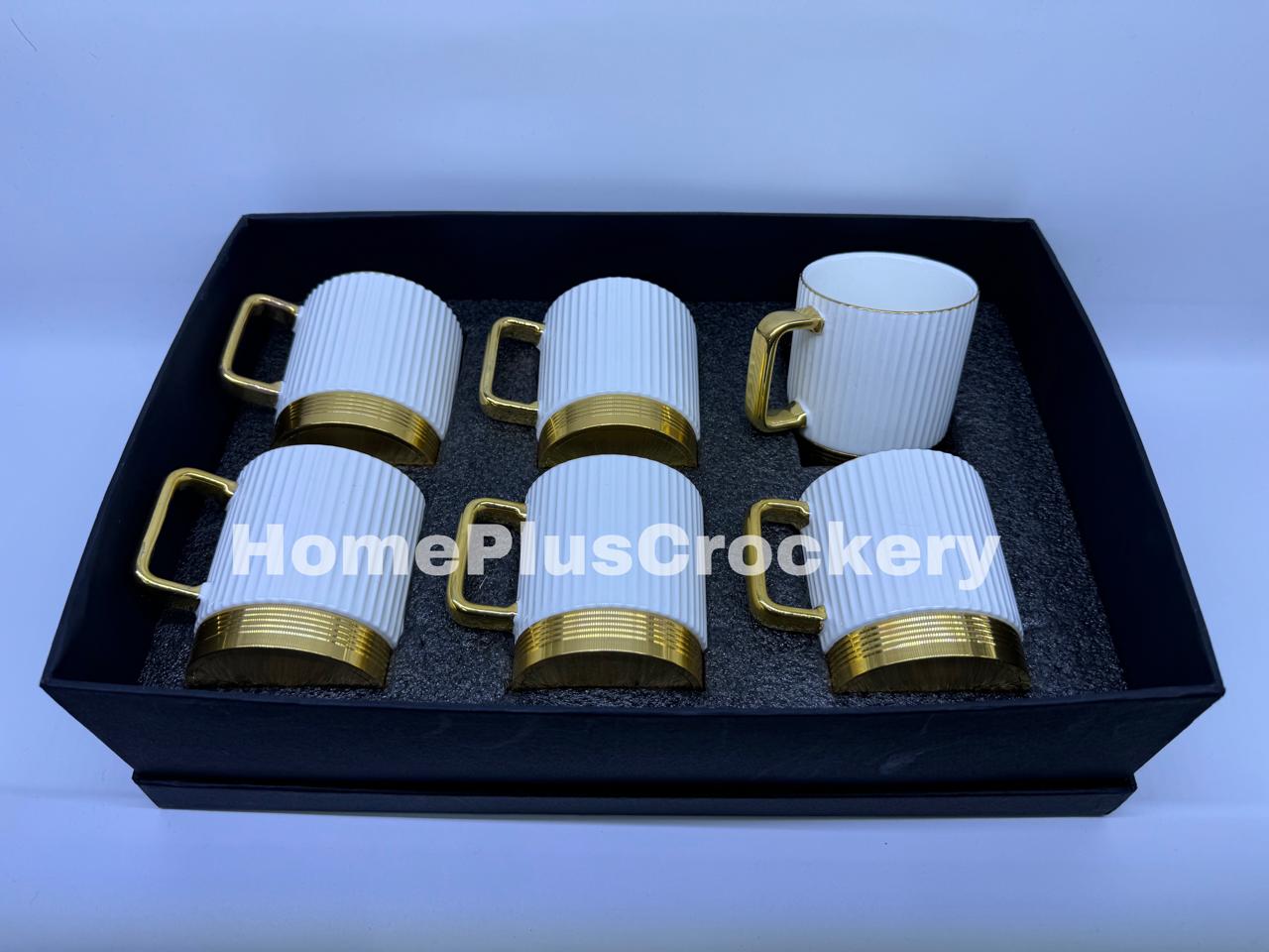 Ceramic Made Metal Base Mugs