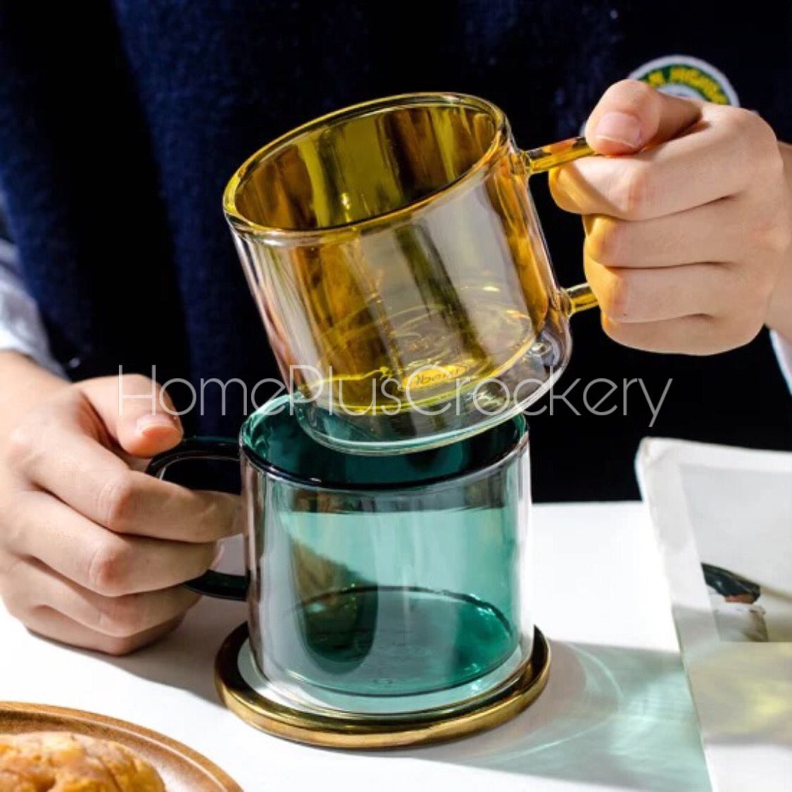 Feather Color Double Wall Mug 250ml