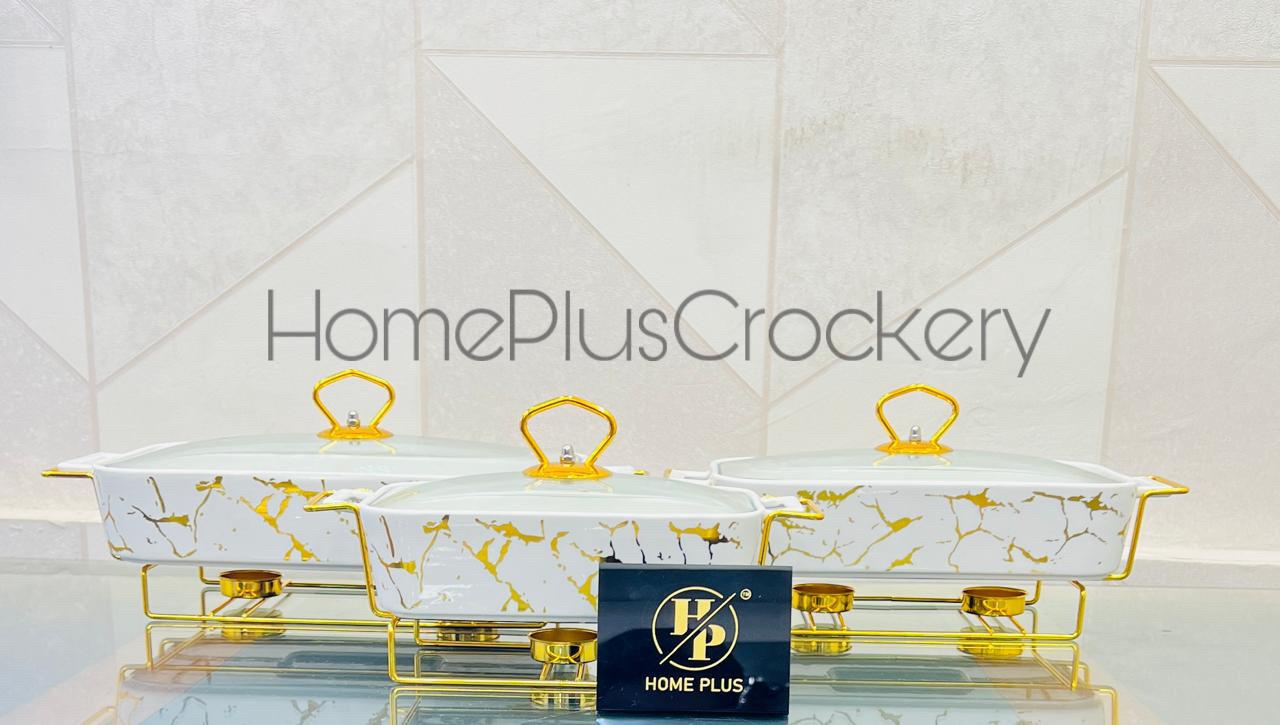 3-Pieces Burner Dish Set- Texture