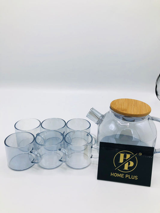 8 Pcs Kehva Set with Bamboo Tray