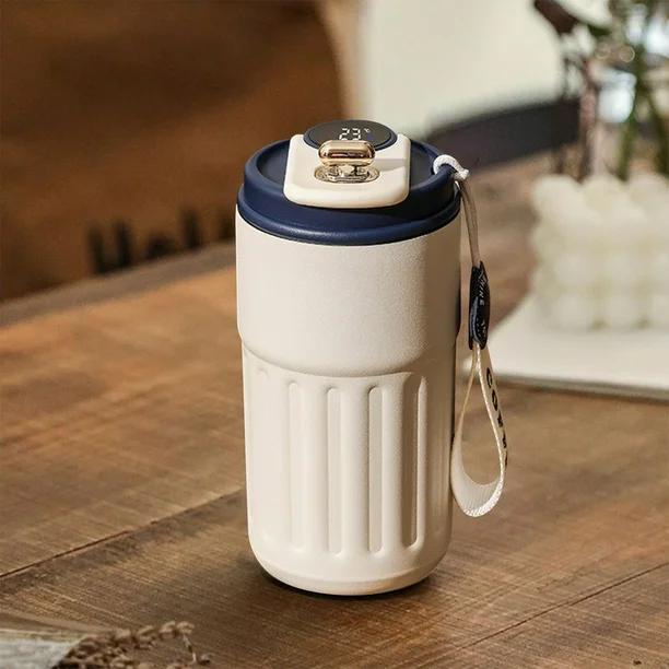 Stainless Steel Coffee Mug with Temperature