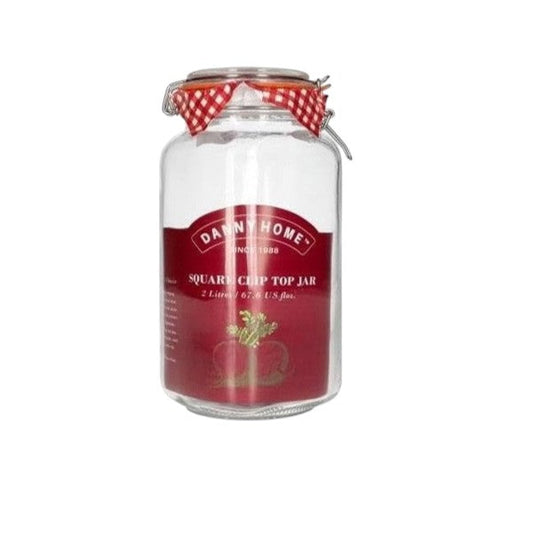 Square Clip Top Jar 1.5L-1966-36