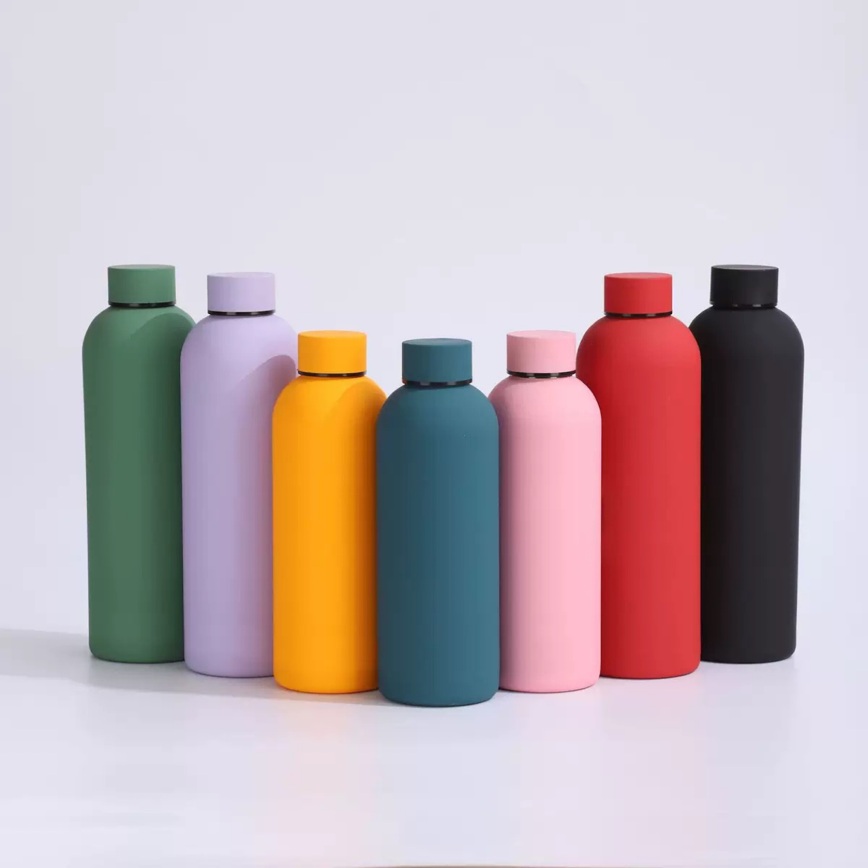 Matte Bottle 500ML – Premium Water Bottle Mix Colours