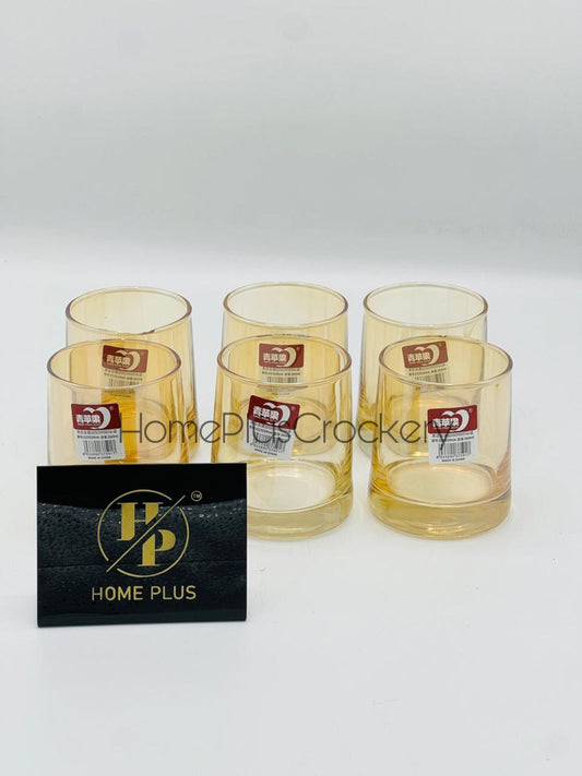 Amber Glass-Set of 6