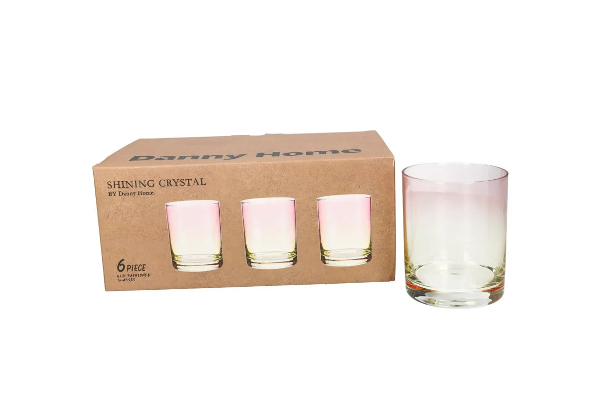 Danny Home Shining Crystal Glass 6Pcs (410ml)