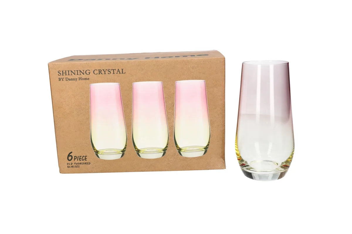 Danny Home Shining Crystal Glass 6Pcs (550ml)
