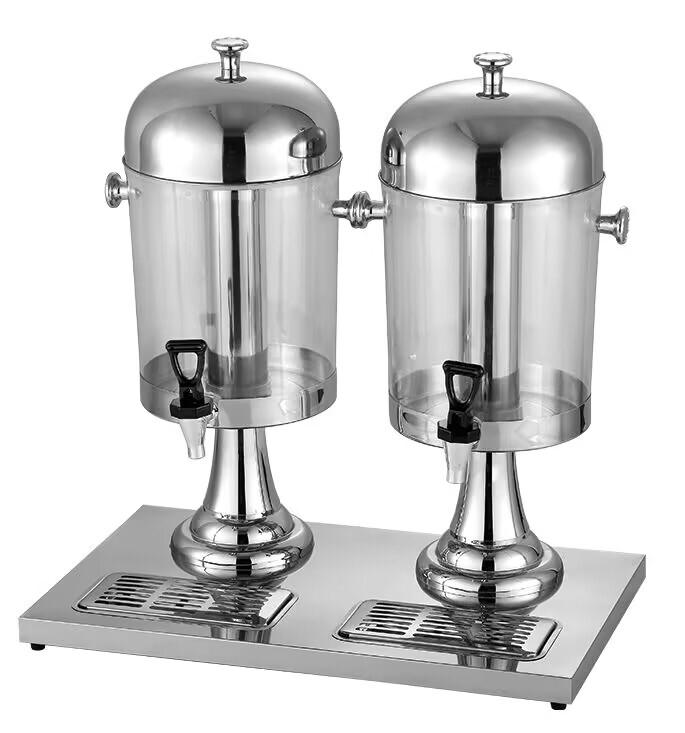 Acrylic Dispenser with Steel Stand and Steel Lid
