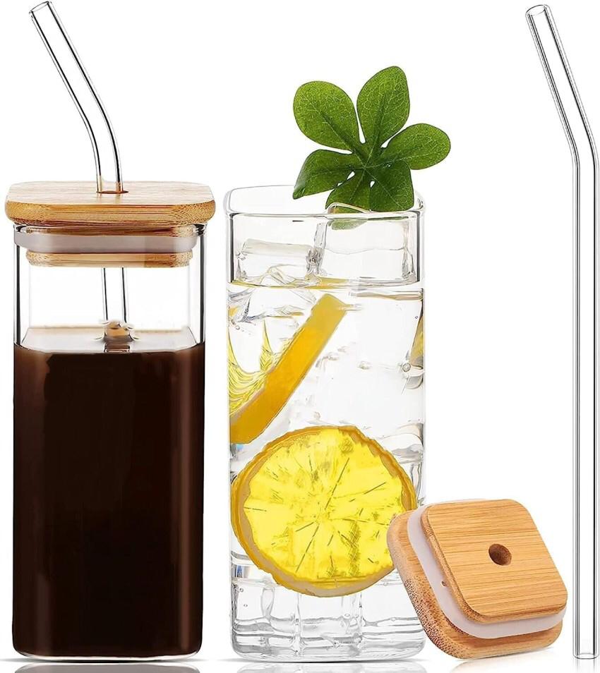 Square Glass Sipper