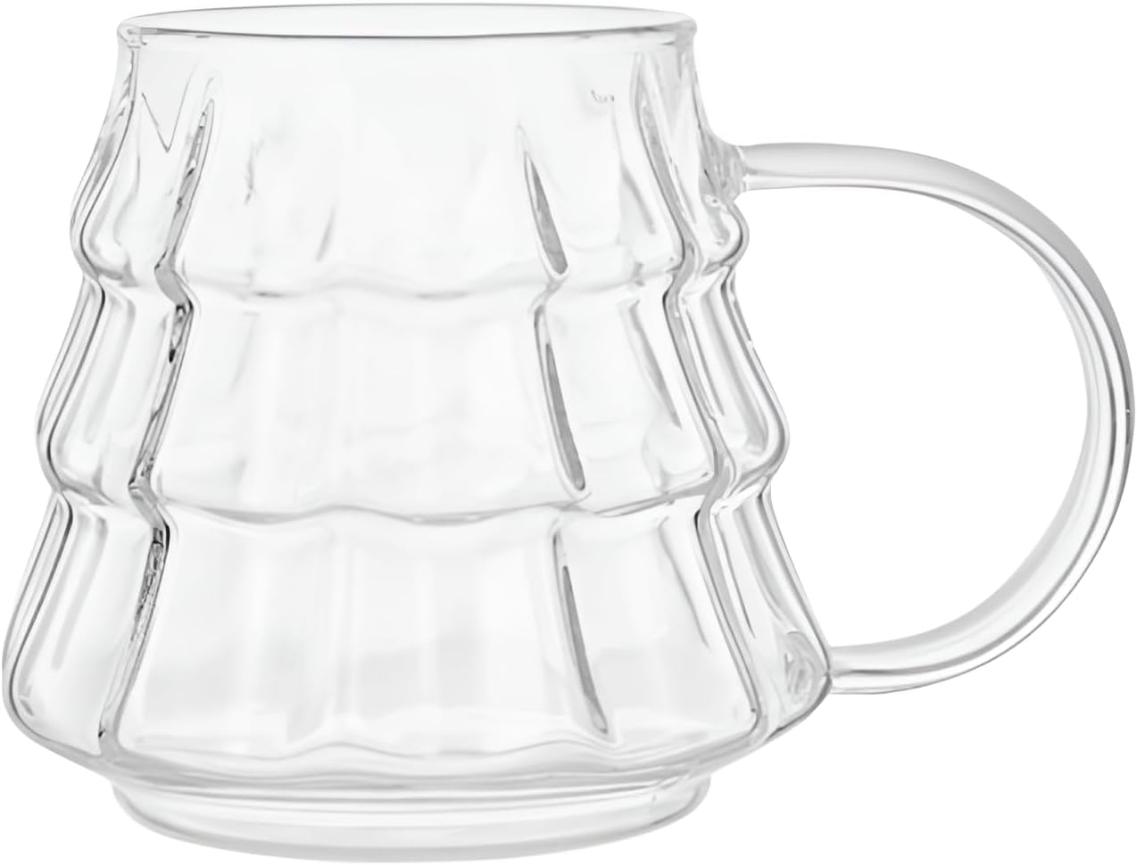 Transparent Mug with Handle Coffee Cup