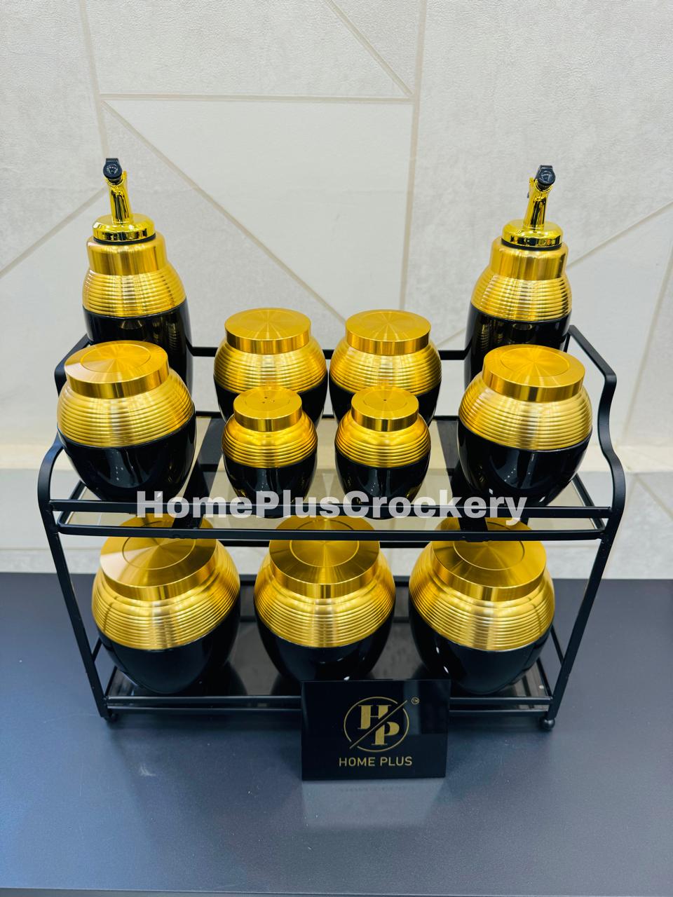 Spice Jar with Metal Lids 11-Pcs